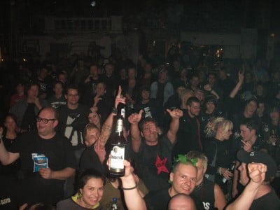 The lovely crowd at the Exzess in Frankfurt on Sunday 17th October