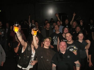 The lovely folks who came to see us in Munich at Feierwerk